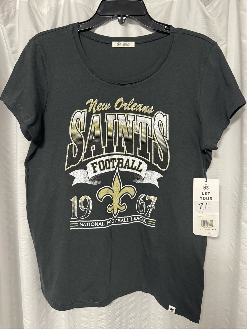 New Orlean Saints Women’s Tee, NWT
